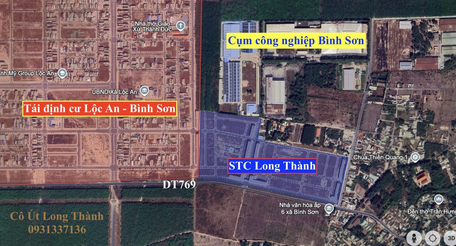 Vị trí STC Long Thành 